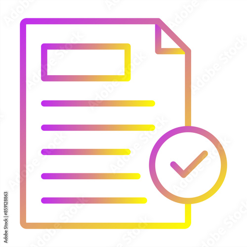 Acceptance Vector Icon