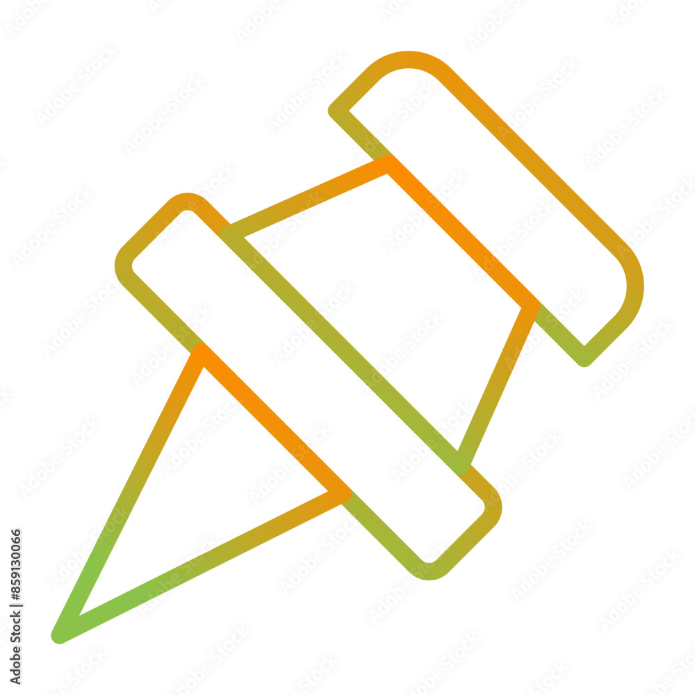 Thumbtack Vector Icon