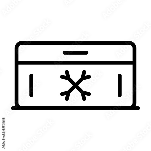 Freezer Vector Icon
