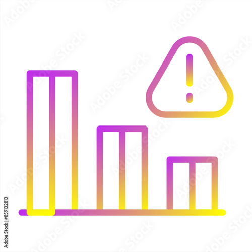 Recession Vector Icon
