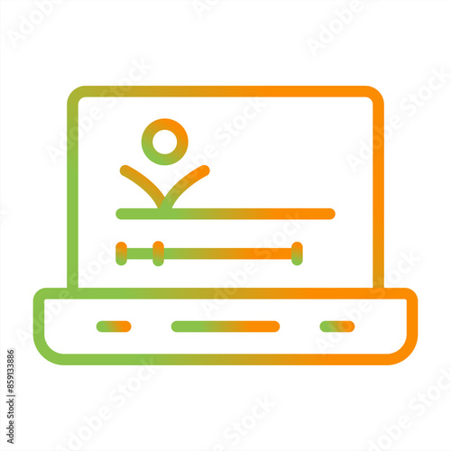 Motion Graphic Vector Icon