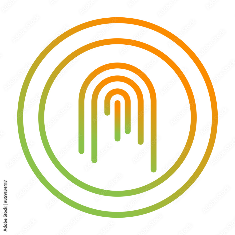 Fingerprint Vector Icon Fingerprint Vector Icon
