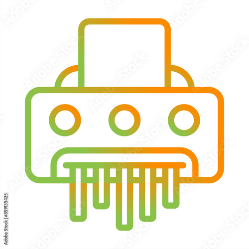 Document Cut Vector Icon