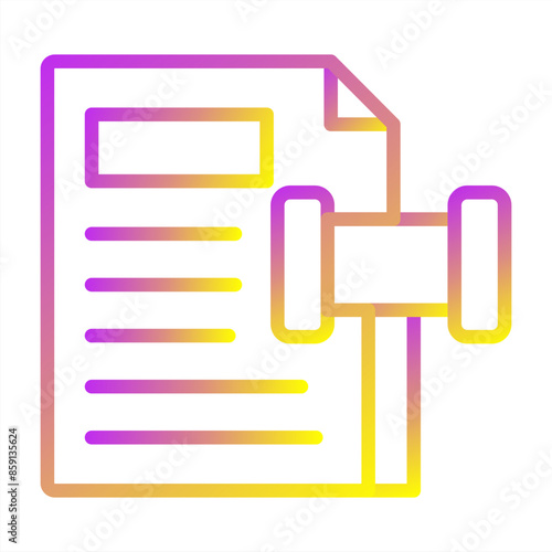 Legal Issues Vector Icon