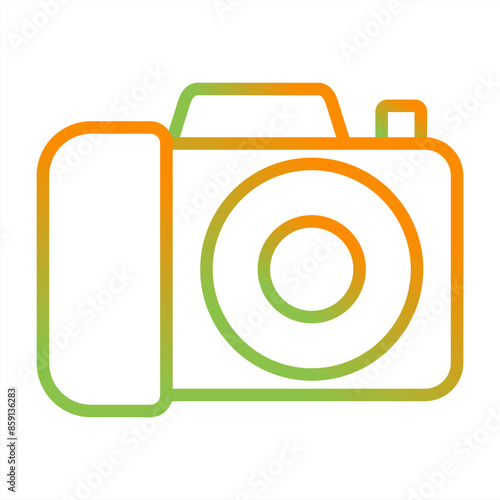 DSLR Camera Vector Icon