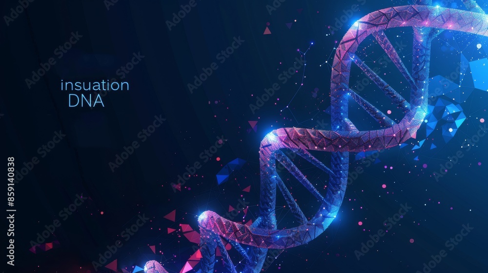 3d rendered illustration of dna 3d rendered illustration of dna