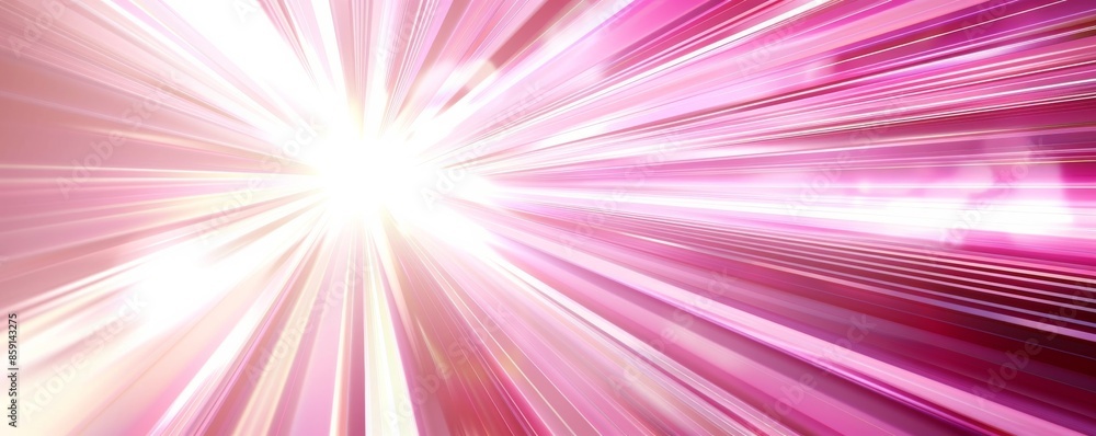 Abstract background with pink light rays Abstract background with pink light rays