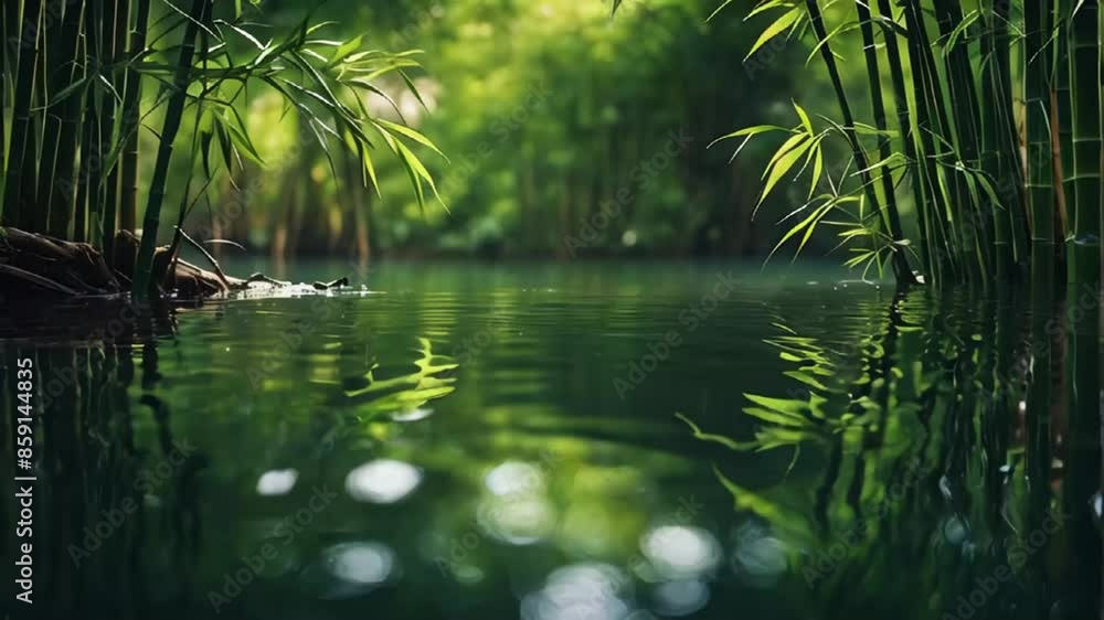 Beautiful bamboo, river
Beautiful bamboo, river