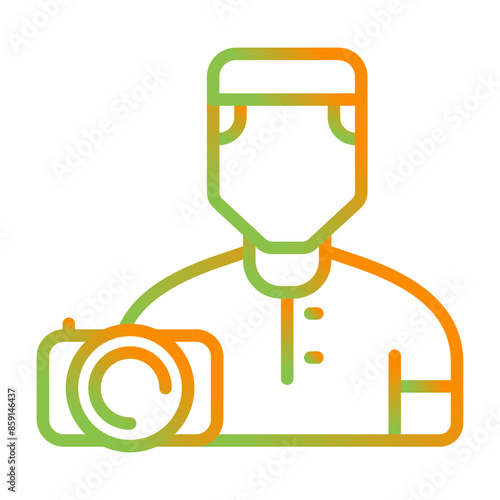 Camera man Vector Icon