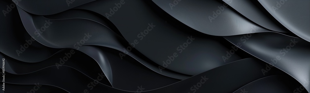 Abstract Black Wave Pattern Modern Dark Sophisticated Texture Design Abstract Black Wave Pattern Modern Dark Sophisticated Texture Design