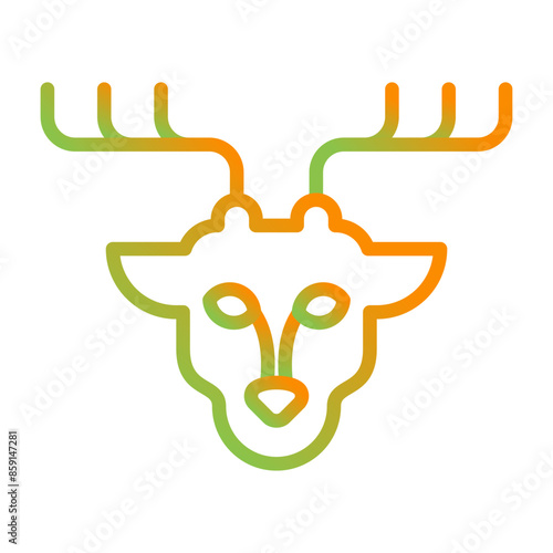 Deer Vector Icon