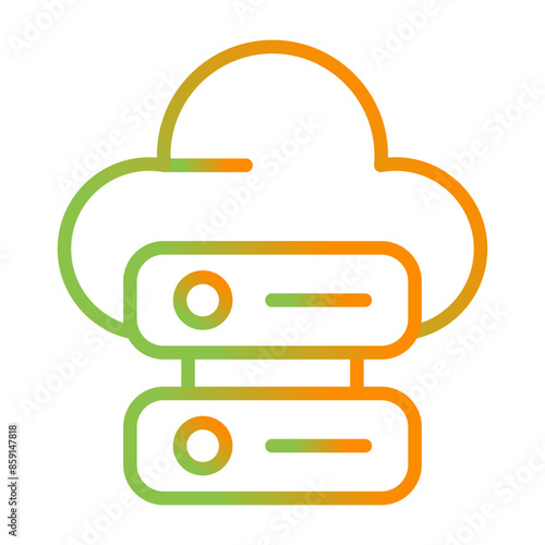 Web Hosting Vector Icon