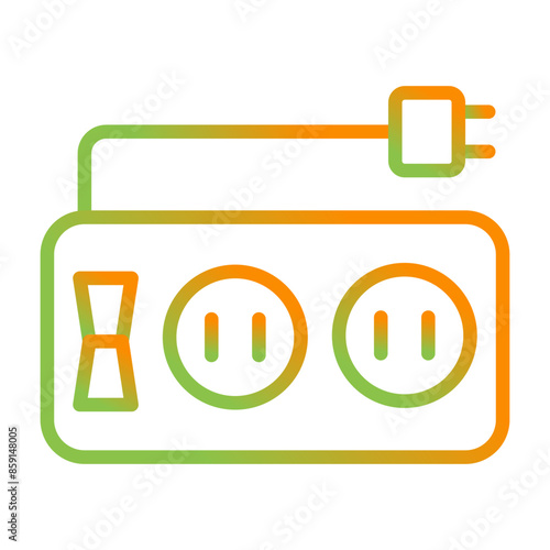 Power Strip Vector Icon