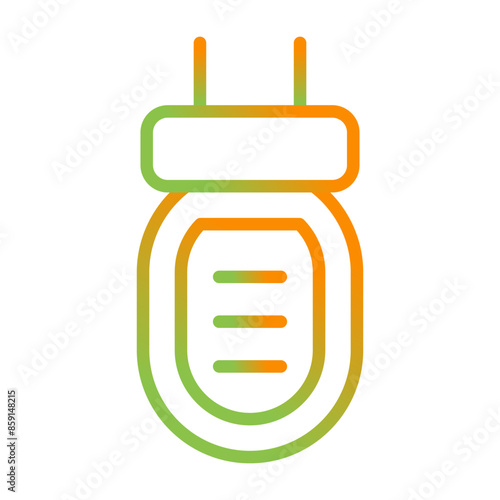 Capacitor Vector Icon