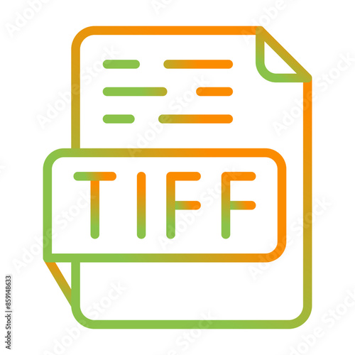 TIFF Vector Icon