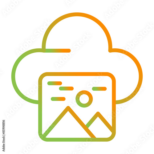 Image Hosting Vector Icon