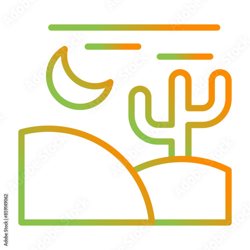 Desert Vector Icon