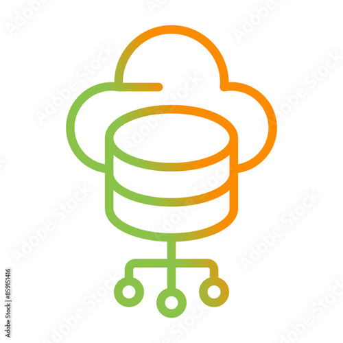 Cloud Storage Vector Icon