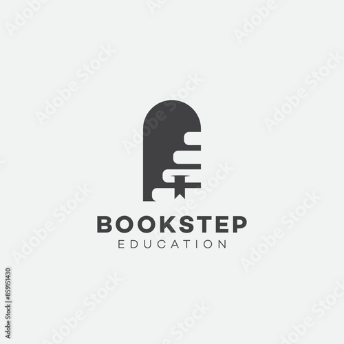 Book step logo