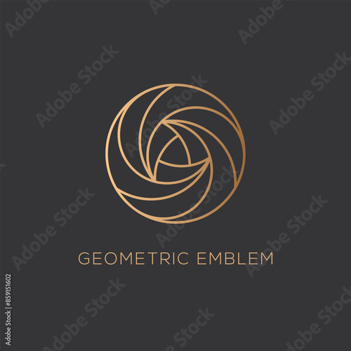 Geometric emblem © Maryna