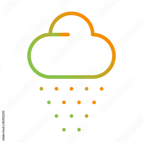 Snowing Vector Icon