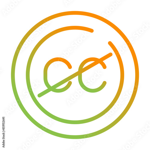 Closed Captions Circle Vector Icon