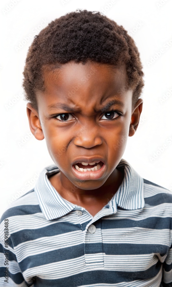 Angry Boy Expressing Frustration - Capturing Emotions of Childhood Angry Boy Expressing Frustration - Capturing Emotions of Childhood