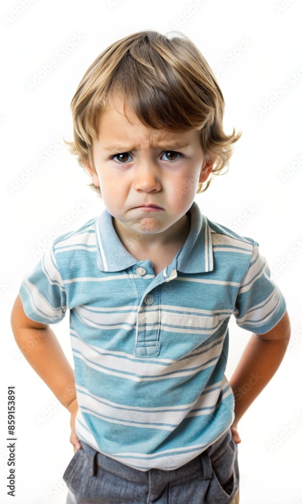 Angry Boy Expressing Frustration - Capturing Emotions of Childhood Angry Boy Expressing Frustration - Capturing Emotions of Childhood