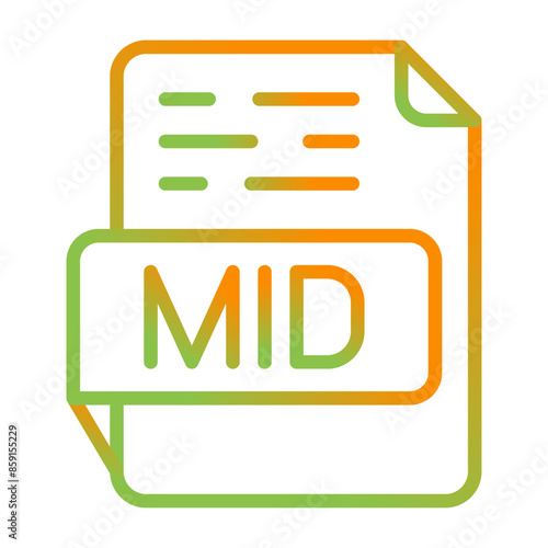 MID Vector Icon