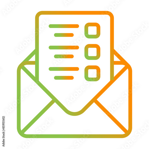 Mailing Lists Vector Icon