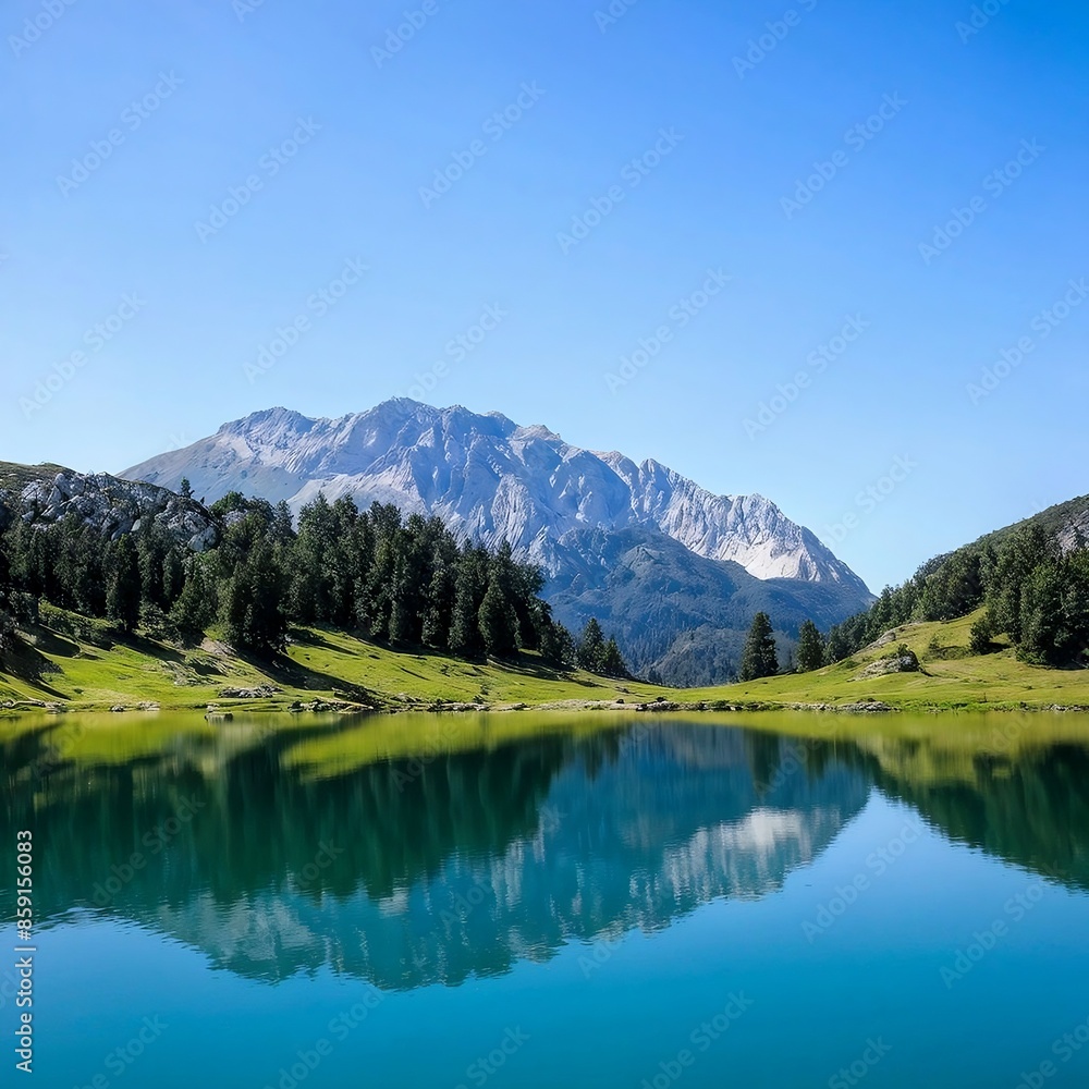 Crystal Clear Mountain Lake Crystal Clear Mountain Lake