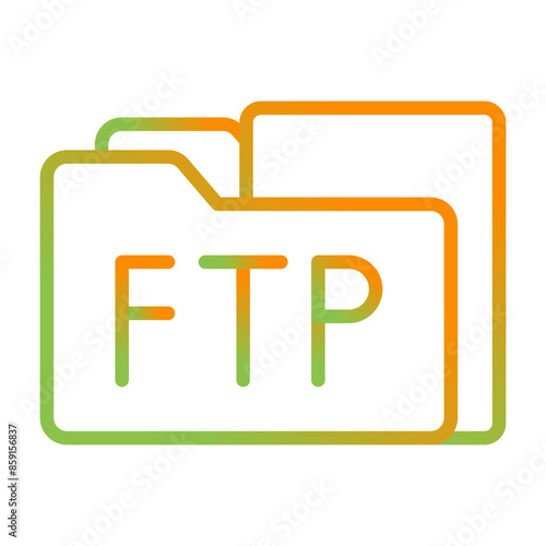 FTP Access Vector Icon