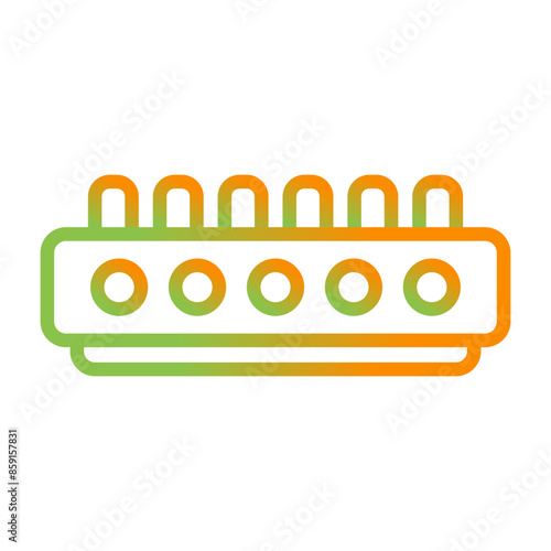 Cable Termination Block Vector Icon