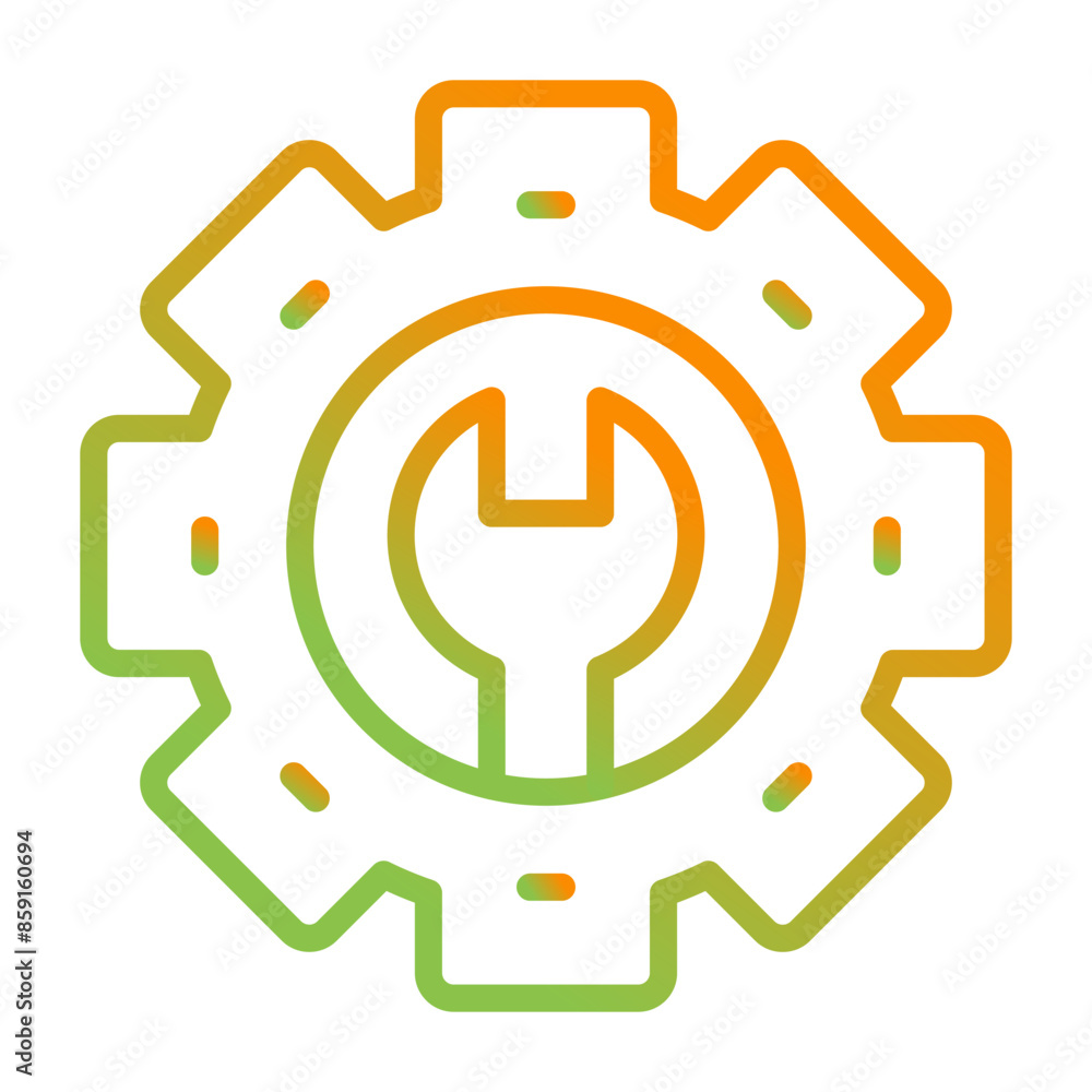 Cog Vector Icon