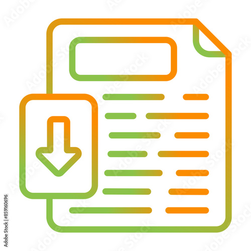 Download File Vector Icon