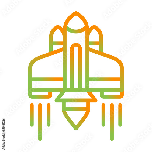 Spaceship Vector Icon
