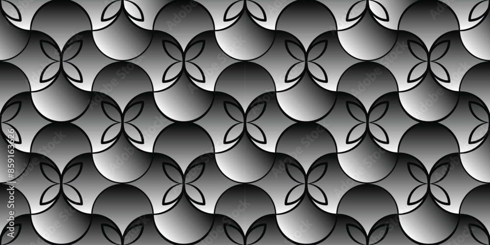 Fototapeta premium Seamless geometric pattern.Vector illustration.