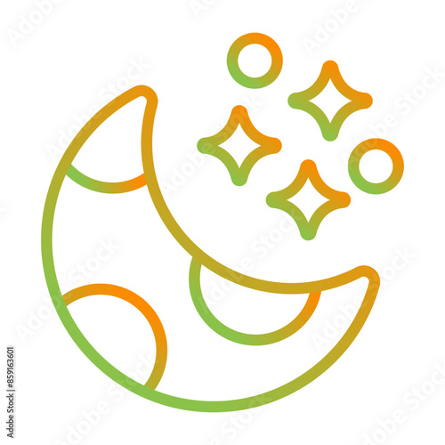 Moon Vector Icon