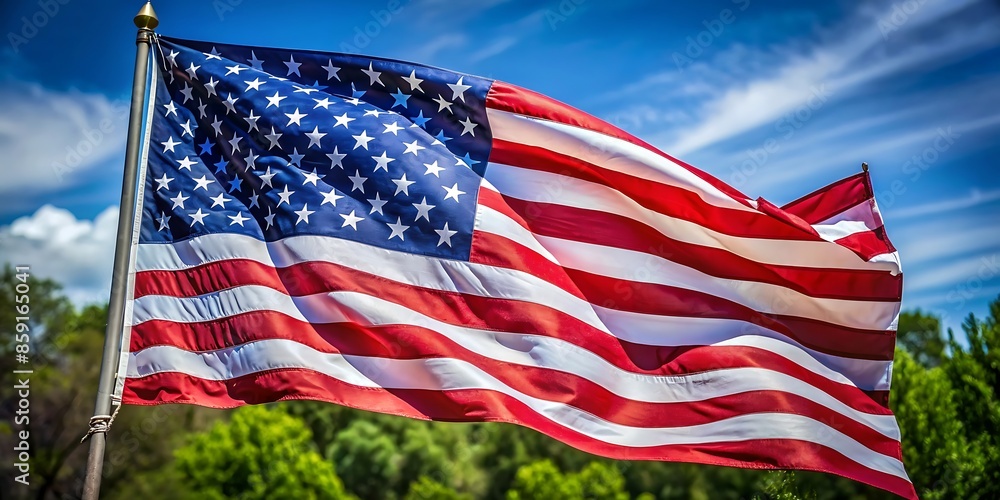 American Flag Wave Close Up for Memorial Day or 4th of July American Flag Wave Close Up for Memorial Day or 4th of July