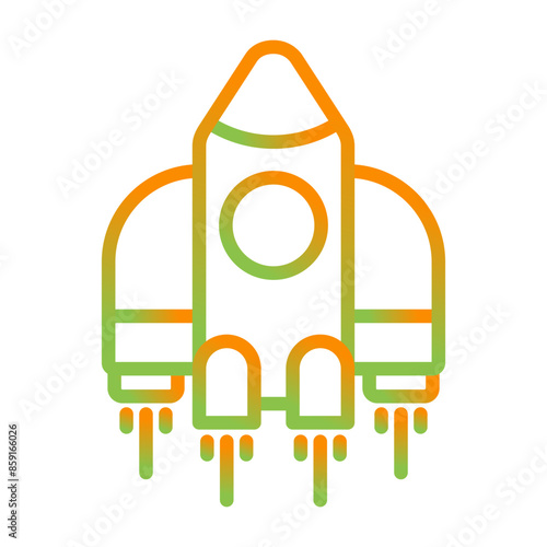 Spaceship Vector Icon