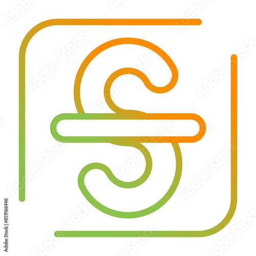 Strikethrough Vector Icon