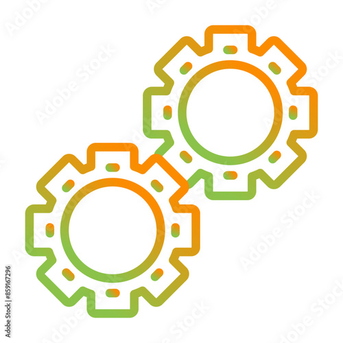Gears Vector Icon