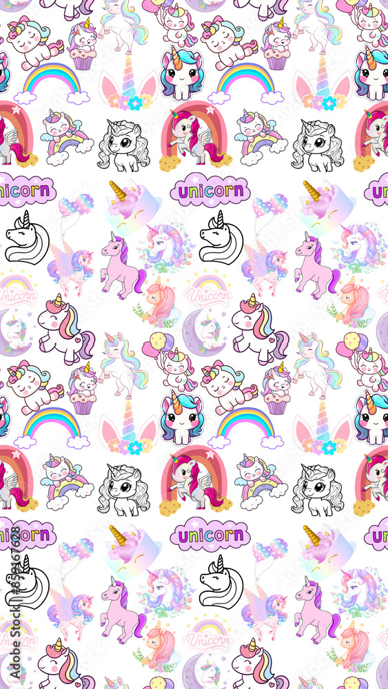 Unicorn Pattern Unicorn Pattern