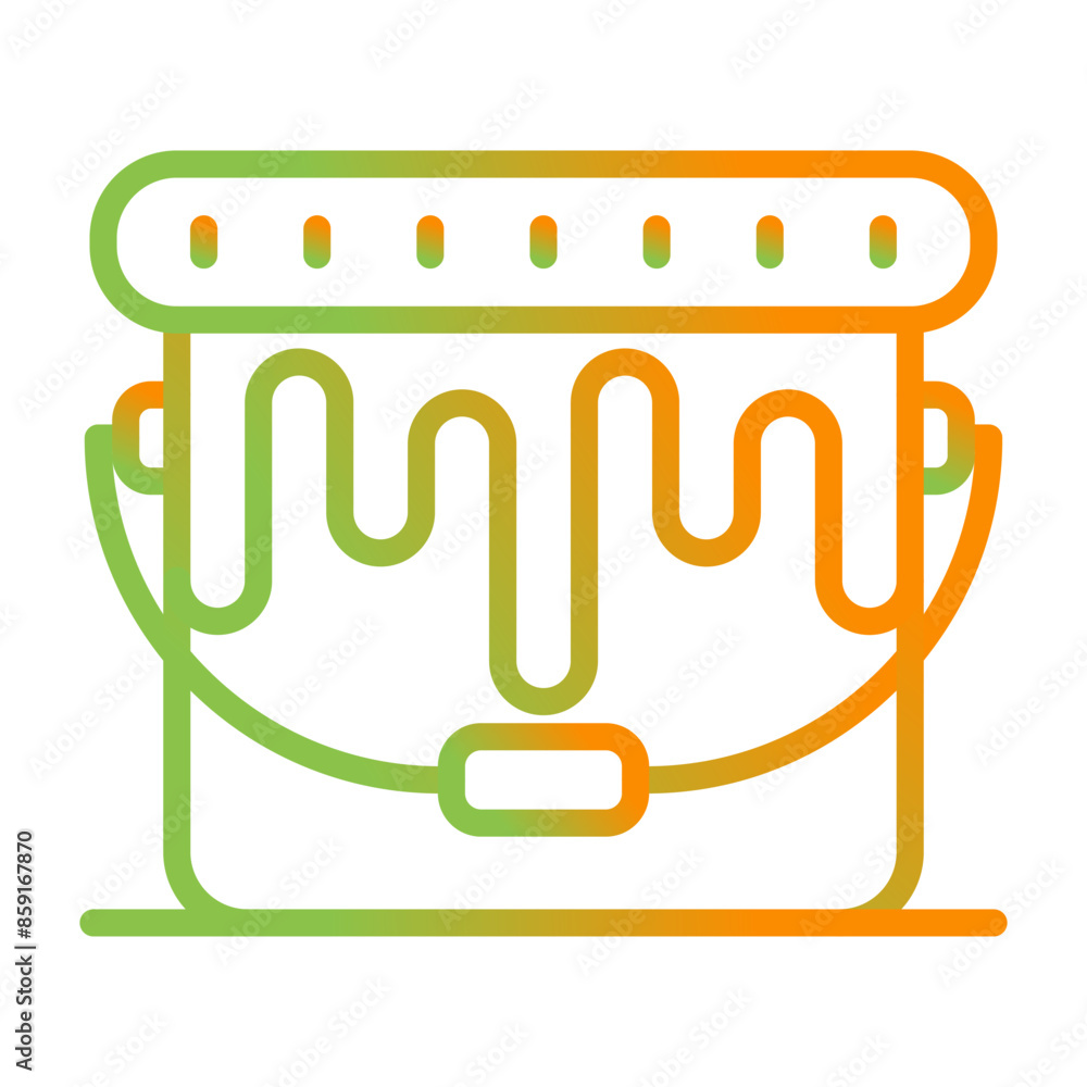 Paint Bucket Vector Icon Paint Bucket Vector Icon