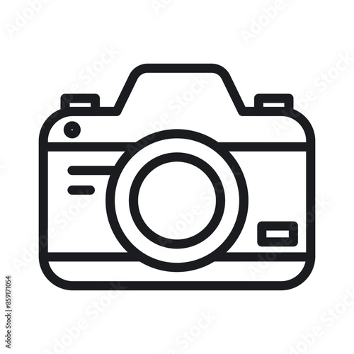 Digital Camera Icon Ideal for Photography and Media Content Creation