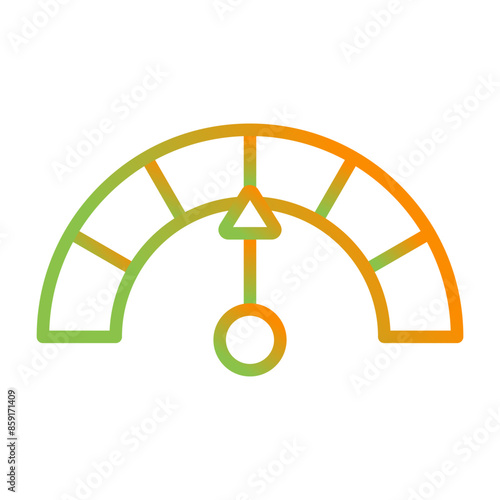 Gauge Vector Icon
