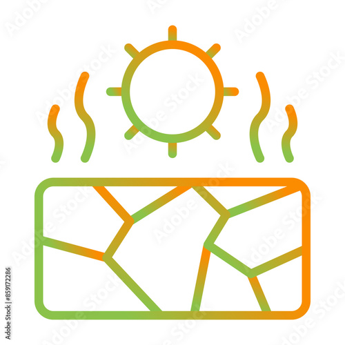 Drought Vector Icon