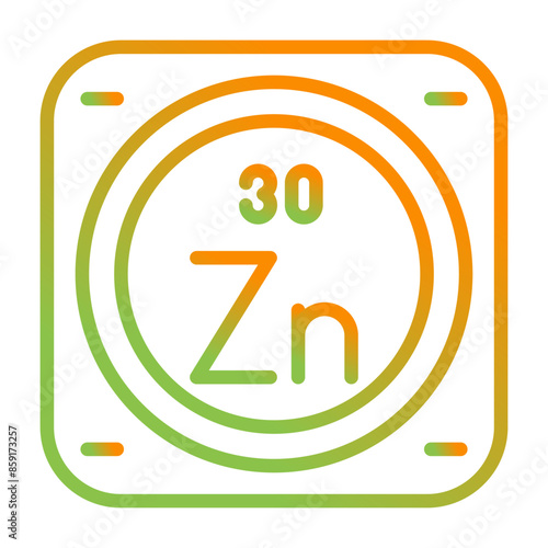 Zinc Vector Icon