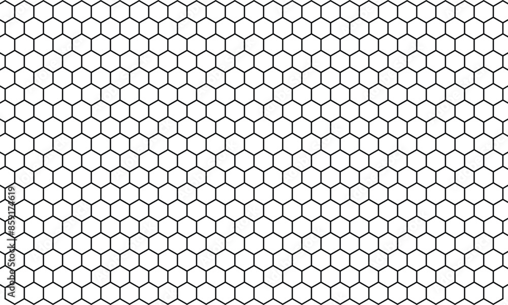 Hexagon pattern vector background with a seamless grid texture. Hexagon pattern vector background with a seamless grid texture.