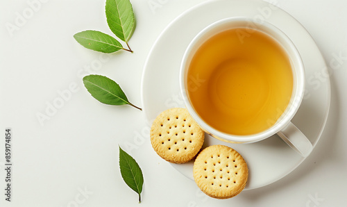 Flavorful Tea and Delicious Cookies
